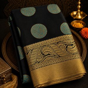 Golden Border Pure Silk Saree